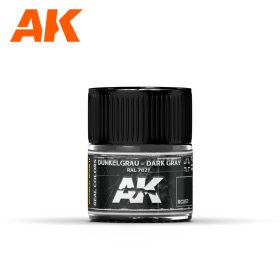   AK Interactive RC057 Dunkelgrau-Dark Gray RAL 7021 10 ml - Akril lakk bázisú makett festék