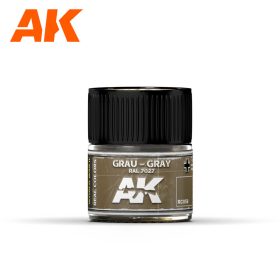   AK Interactive RC058 Grau-Gray RAL 7027 10 ml - Akril lakk bázisú makett festék
