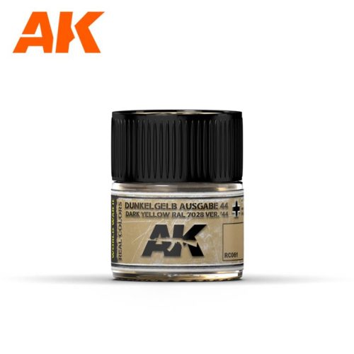 AK Interactive RC061 Dunkelgelb Ausgabe 44 Dark Yellow RAL 7028 10 ml - Akril lakk bázisú makett festék