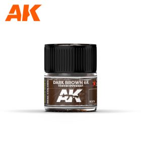   AK Interactive RC074 Dark Brown 6K 10 ml - Akril lakk bázisú makett festék