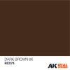 AK Interactive RC074 Dark Brown 6K 10 ml - Akril lakk bázisú makett festék