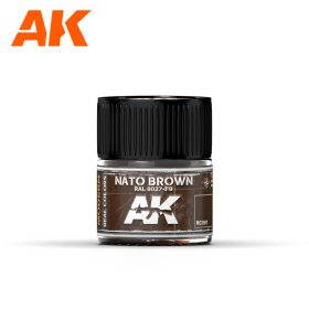   AK Interactive RC081 Nato Brown RAL 8027 F9 10 ml - Akril lakk bázisú makett festék
