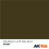 AK Interactive RC087 Gelboliv (Late) RAL 6014 10 ml - Akril lakk bázisú makett festék