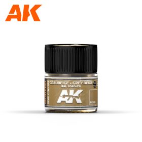   AK Interactive RC089 Graubeige-Grey Beige RAL 1040-F9 10 ml - Akril lakk bázisú makett festék