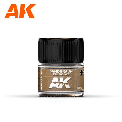 AK Interactive RC092 Sandbraun RAL 8031-F9 10 ml - Akril lakk bázisú makett festék