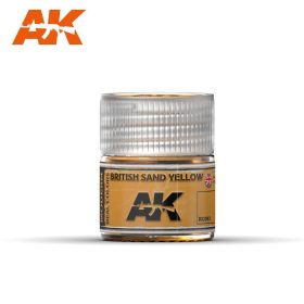   AK Interactive RC093 British Sand Yellow 10 ml - Akril lakk bázisú makett festék