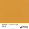 AK Interactive RC093 British Sand Yellow 10 ml - Akril lakk bázisú makett festék