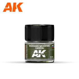   AK Interactive RC098 Russian Modern Green 10 ml - Akril lakk bázisú makett festék