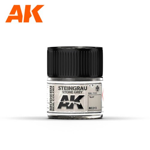 AK Interactive RC213 Steingrau-Stone Grey RAL 7030 10 ml - Akril lakk bázisú makett festék