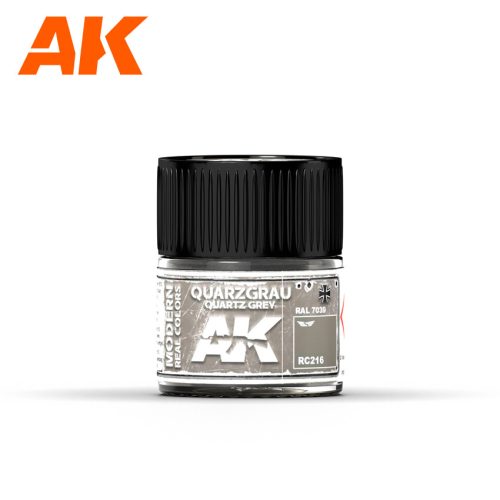 AK Interactive RC216 Quarzgrau-Quartz Grey RAL 7039 10 ml - Akril lakk bázisú makett festék