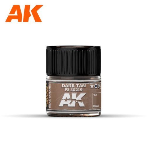 AK Interactive RC225 Dark Tan FS 30219 10 ml - Akril lakk bázisú makett festék