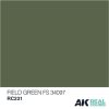 AK Interactive RC231 Field Green FS 34097 10 ml - Akril lakk bázisú makett festék