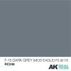 AK Interactive RC246 F-15 Dark Grey (MOD EAGLE) FS 36176 10 ml - Akril lakk bázisú makett festék