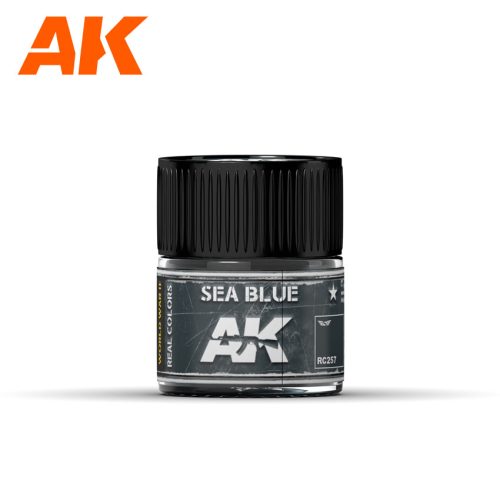 AK Interactive RC257 Sea Blue 10 ml - Akril lakk bázisú makett festék