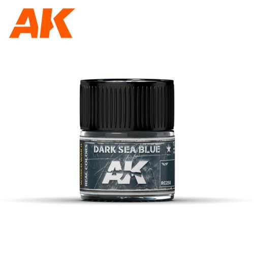 AK Interactive RC258 Dark Sea Blue 10 ml - Akril lakk bázisú makett festék