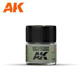   AK Interactive RC293 RAF Cockpit Grey-Green 10 ml - Akril lakk bázisú makett festék