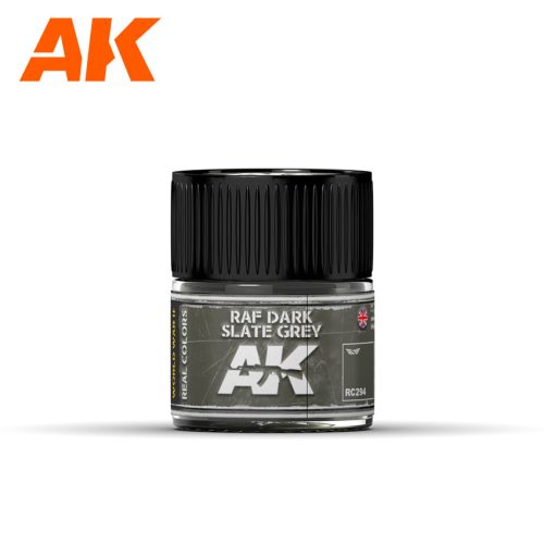 AK Interactive RC294 RAF Dark Slate Grey 10 ml - Akril lakk bázisú makett festék