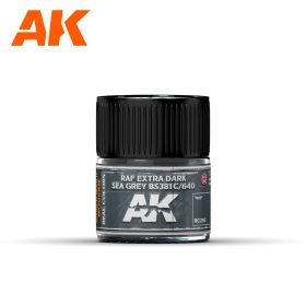   AK Interactive RC295 RAF Extra Dark Sea Grey BS381C/640 10 ml - Akril lakk bázisú makett festék