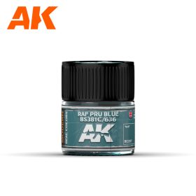   AK Interactive RC297 RAF Pru Blue BS381C/636 10 ml - Akril lakk bázisú makett festék