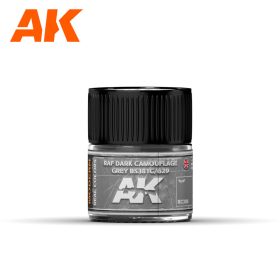   AK Interactive RC300 RAF Dark Camouflage Grey BS381C/629 10 ml - Akril lakk bázisú makett festék
