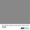 AK Interactive RC300 RAF Dark Camouflage Grey BS381C/629 10 ml - Akril lakk bázisú makett festék