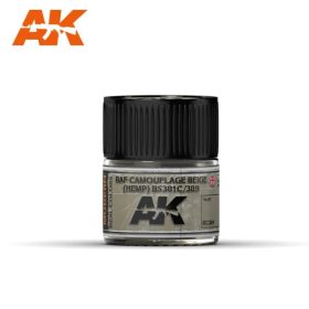  AK Interactive RC301 RAF Camouflage Beige (HEMP) BS 381C/389 10 ml - Akril lakk bázisú makett festék