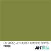 AK Interactive RC306 IJN M3 (M) MITSUBISHI Interior Green 10 ml - Akril lakk bázisú makett festék