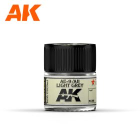   AK Interactive RC308 AE-9 / AII Light Grey 10 ml - Akril lakk bázisú makett festék