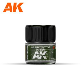   AK Interactive RC309 AII Green 10 ml - Akril lakk bázisú makett festék