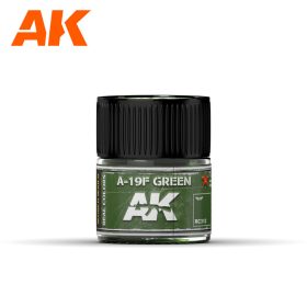   AK Interactive RC312 A-19F Grass Green 10 ml - Akril lakk bázisú makett festék