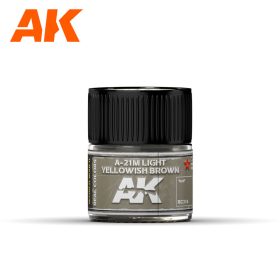   AK Interactive RC314 A-21M Light Yellowish Brown 10 ml - Akril lakk bázisú makett festék