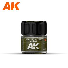   AK Interactive RC315 AMT-4 / A-24M Green 10 ml - Akril lakk bázisú makett festék