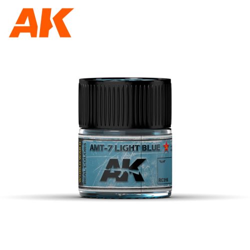 AK Interactive RC316 AMT-7 Light Blue 10 ml - Akril lakk bázisú makett festék