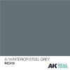 AK Interactive RC319 A-14 Interior Steel Grey 10 ml - Akril lakk bázisú makett festék