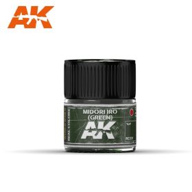   AK Interactive RC331 Midori Iro (Green) 10 ml - Akril lakk bázisú makett festék