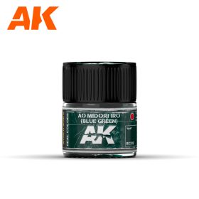   AK Interactive RC332 Ao Midori Iro (Blue-Green) 10 ml - Akril lakk bázisú makett festék