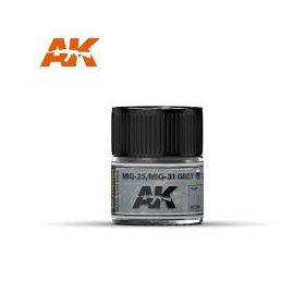   AK Interactive RC336 MIG-25/MIG-31 Grey 10 ml - Akril lakk bázisú makett festék