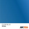 AK Interactive RC504 Clear Blue 10 ml - Akril lakk bázisú áttetsző makett festék