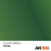 AK Interactive RC505 Clear Green 10 ml - Akril lakk bázisú áttetsző makett festék