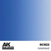 AK Interactive RC822 Clear Blue 17 ml - Akril lakk bázisú áttetsző makett festék