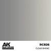 AK Interactive RC826 Clear Smoke 17 ml - Akril lakk bázisú áttetsző makett festék