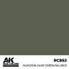 AK Interactive RC852 Olivgrün-Olive Green RAL 6003 17 ml - Akril lakk bázisú makett festék