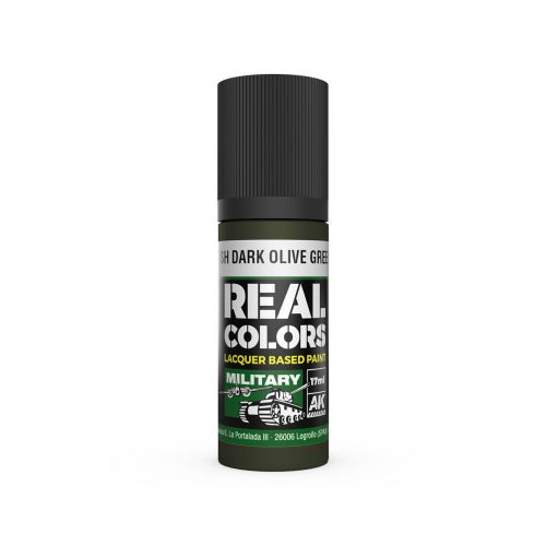 AK Interactive RC870 British Dark Olive Green PFI 17 ml - Akril lakk bázisú makett festék