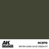 AK Interactive RC870 British Dark Olive Green PFI 17 ml - Akril lakk bázisú makett festék