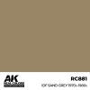 AK Interactive RC881 IDF Sand Grey 1970s-1980s 17 ml - Akril lakk bázisú makett festék