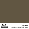 AK Interactive RC883 No.9/No.22 Olive Drab (WWII) 17 ml - Akril lakk bázisú makett festék