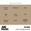 AK Interactive RC885 CARC Tan 686A FS 33446 17 ml - Akril lakk bázisú makett festék