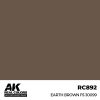 AK Interactive RC892 Earth Brown FS 30099 17 ml - Akril lakk bázisú makett festék