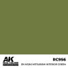 AK Interactive RC956 IJN M3(M) Mitsubishi Interior Green 17 ml - Akril lakk bázisú makett festék