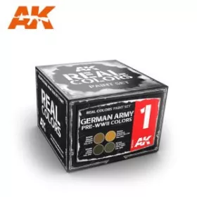   AK Interactive RCS001 GERMAN ARMY PRE-WWII COLORS SET - Akril lakk bázisú makett festék készlet
